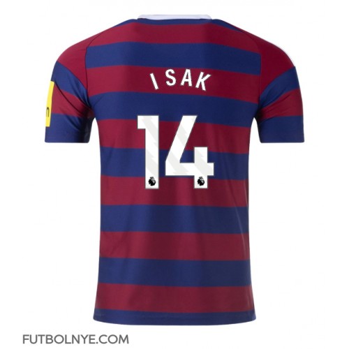 Camiseta Newcastle United Alexander Isak #14 Visitante Equipación 2024-25 manga corta